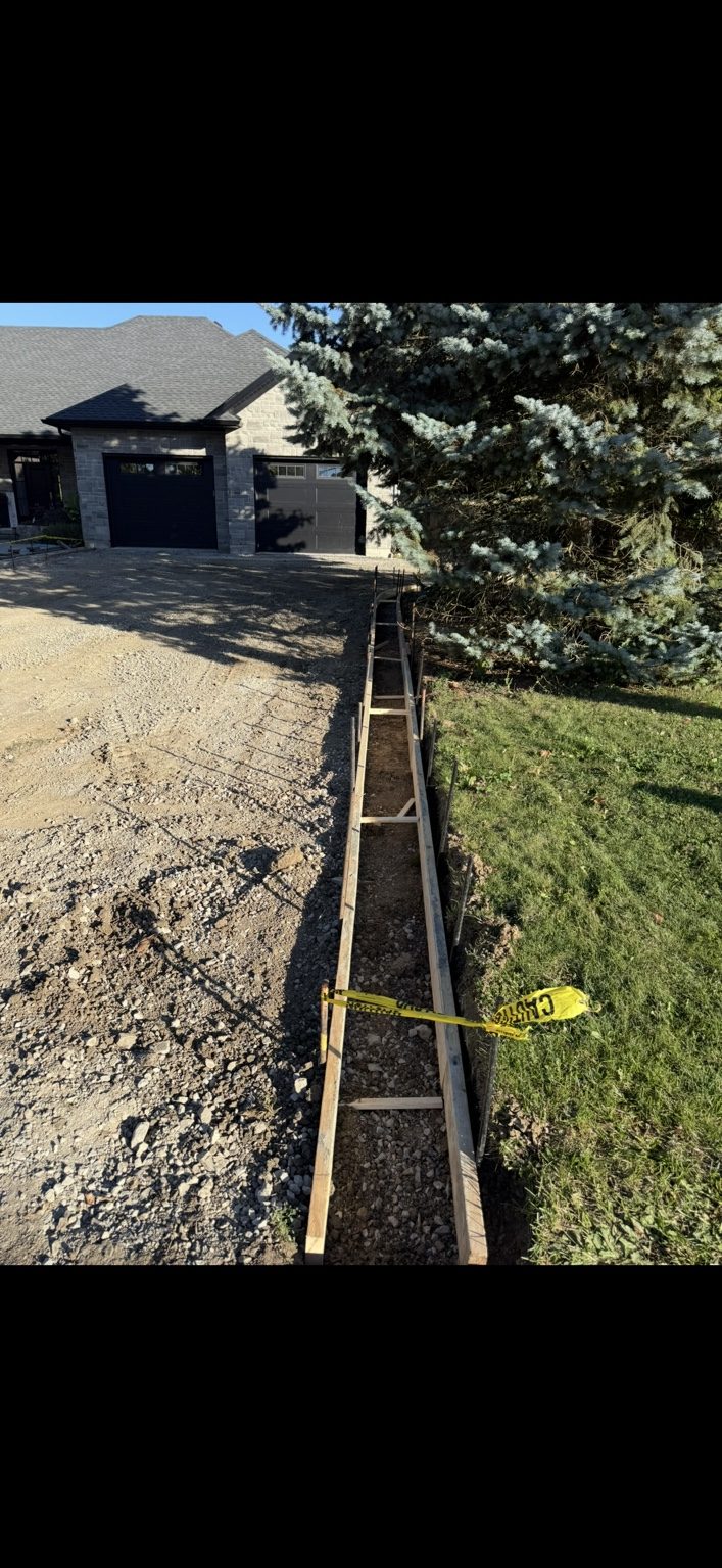 Residential Driveway Concrete Preparation project photo