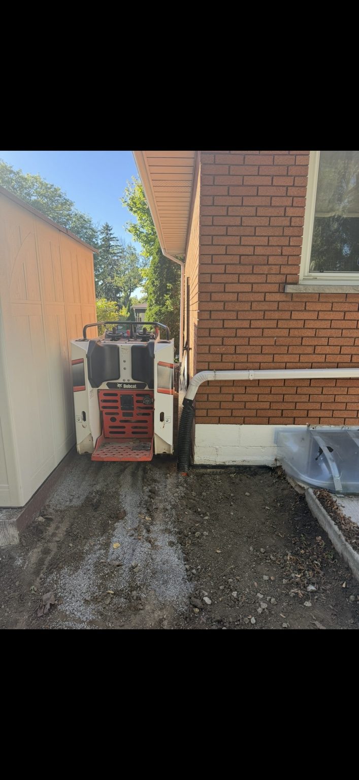 Tight Access Patio Stone Installation project photo